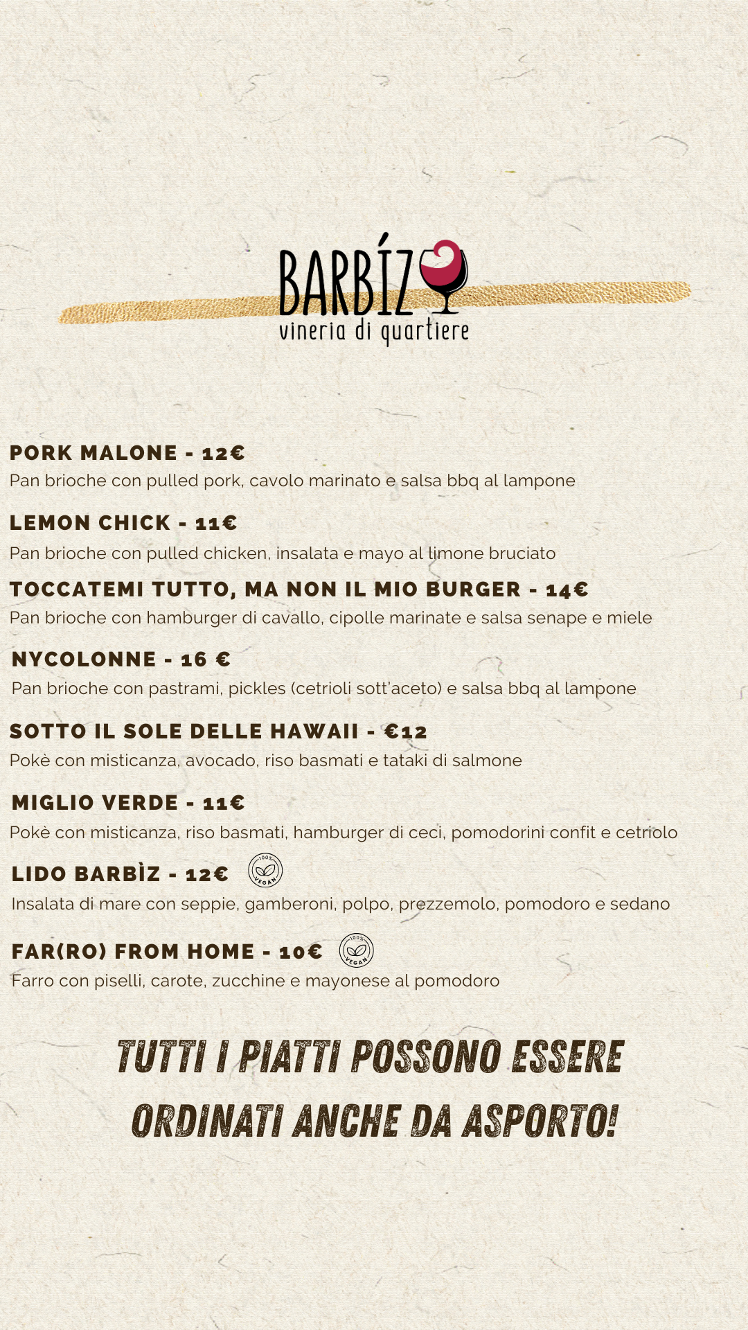 Menu Barbiz